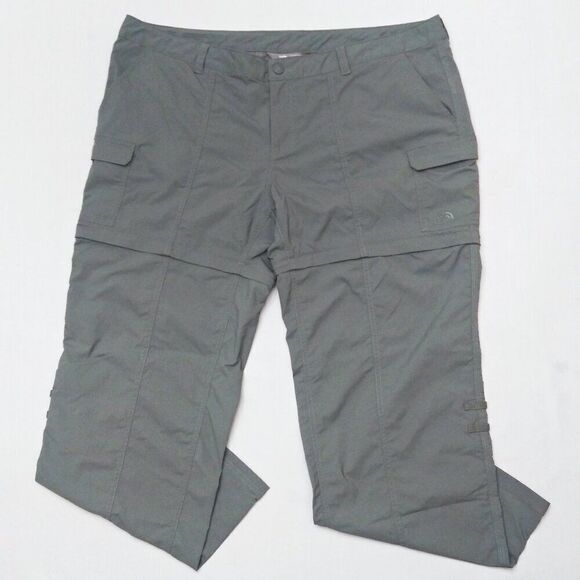 THE NORTH FACE Paramount Convertible Cargo Hiking Pants Zip Off Outdoors Gray 20 - Picture 2 of 12